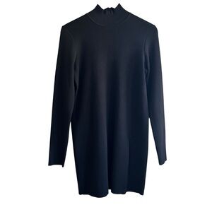 Cable & Gauge Black Long Sleeve Sweater Dress